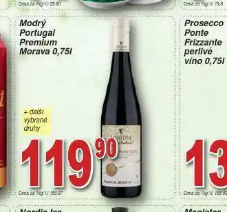 Modrý portugal premium morava