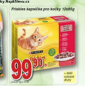 Lidl Friskies kapsičky pro kočky nabídka