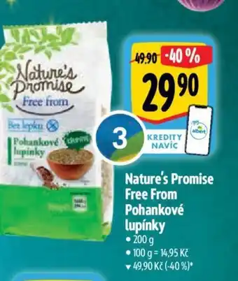 Albert Nature's Promise Free from Pohankové lupinky nabídka