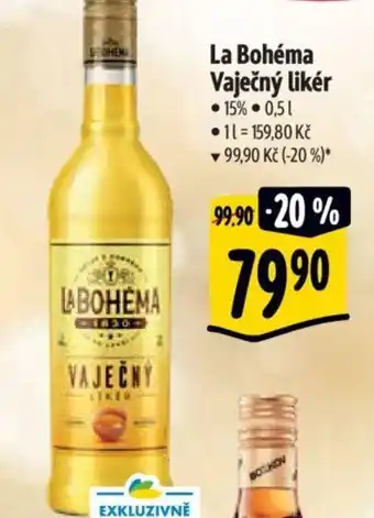 Albert La Bohéma Vaječný likér nabídka