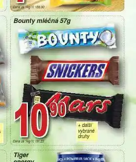 Lidl Bounty mléčná nabídka