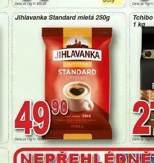 Lidl Jihlavanka mletá káva nabídka