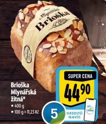 Albert Brioška Mlynářská žitná nabídka