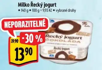 Albert Milko Řecký jogurt nabídka