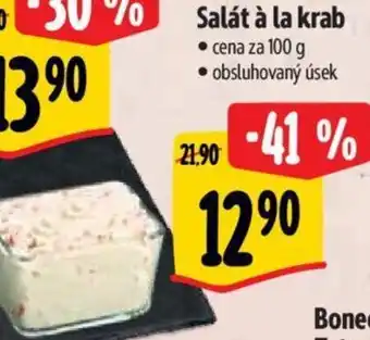 Albert Salát à la krab nabídka