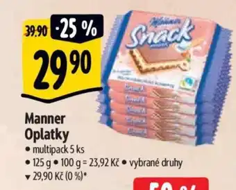 Albert Manner Oplatky nabídka