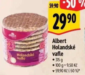 Albert Albert Holandské vafle nabídka
