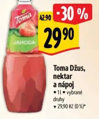 Albert Toma Džus, nektar a nápoj nabídka