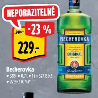 Albert Becherovka nabídka