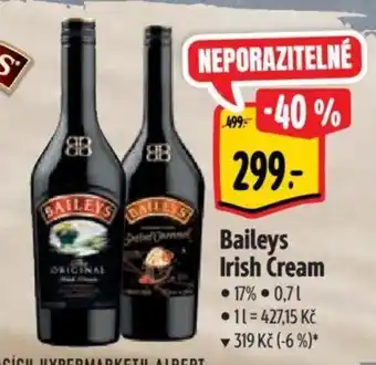 Albert Baileys Irish Cream nabídka