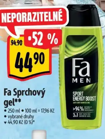 Albert Fa Sprchový gel nabídka