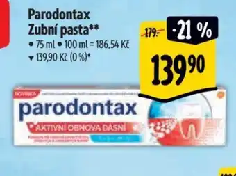 Albert Parodontax Zubní pasta nabídka