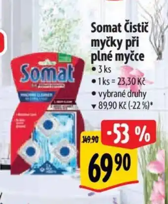 Albert Somat Čistič myčky při plné myčce nabídka