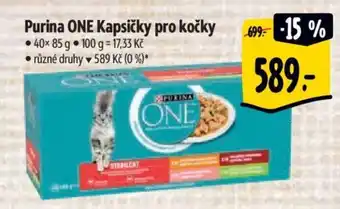 Albert Purina ONE Kapsičky pro kočky nabídka