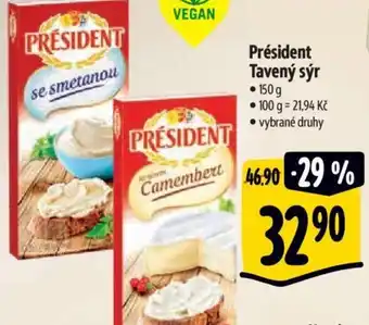 Albert Président Tavený sýr nabídka