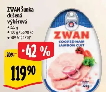 Albert ZWAN Šunka dušená výběrová nabídka