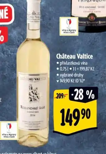 Albert Château Valtice nabídka