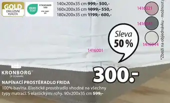 JYSK NAPÍNACÍ PROSTĚRADLO FRIDA nabídka
