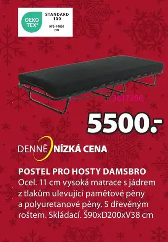 JYSK POSTEL PRO HOSTY DAMSBRO nabídka