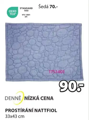 JYSK PROSTÍRÁNÍ NATTFIOL nabídka