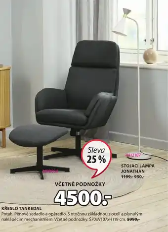 JYSK KŘESLO TANKEDAL nabídka