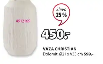 JYSK VÁZA CHRISTIAN nabídka
