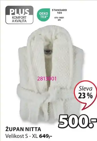 JYSK ŽUPAN NITTA nabídka
