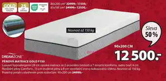 JYSK PĚNOVÁ MATRACE GOLD F150 nabídka