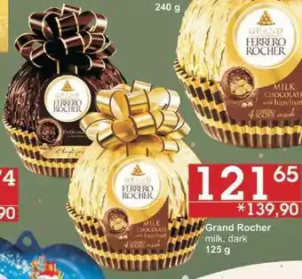 Jip Grand rocher milk, dark, 125 g nabídka
