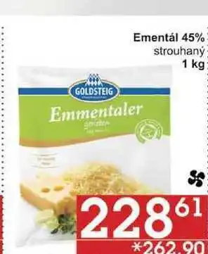 Jip Ementál 45% strouhaný, 1 kg nabídka