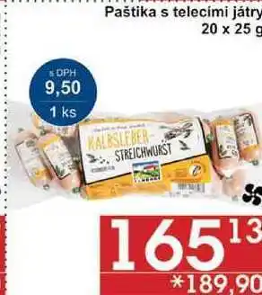 Jip Paštika s telecími játry, 20 x 25 g nabídka