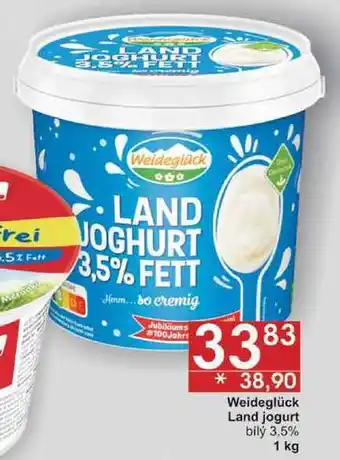 Jip Weideglück land jogurt bílý 3,5%, 1 kg nabídka