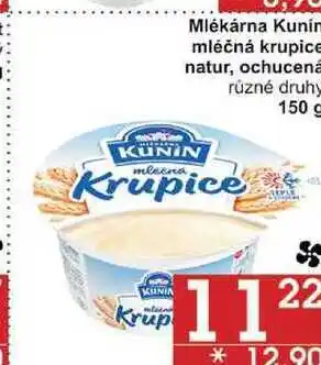 Jip Mlékárna kunin mléčná krupice natur, 150 g nabídka