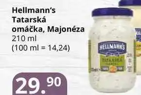 Potraviny CZ Hellmann's tatarská omáčka, majonéza 210 ml nabídka