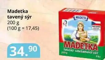 Potraviny CZ Madetka tavený sýr 200 g nabídka