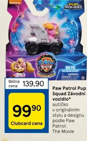 Tesco Paw Patrol Pup Squad Závodní vozidlo nabídka