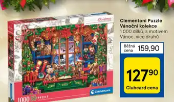 Tesco Clementoni Puzzle Vánoční kolekce nabídka