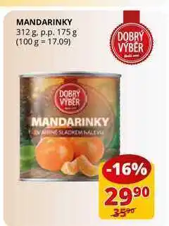 Flop Mandarinky 312 g. p.p. 175 g nabídka