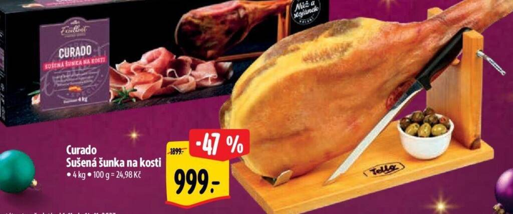 Albert Curado Sušená šunka na kosti nabídka