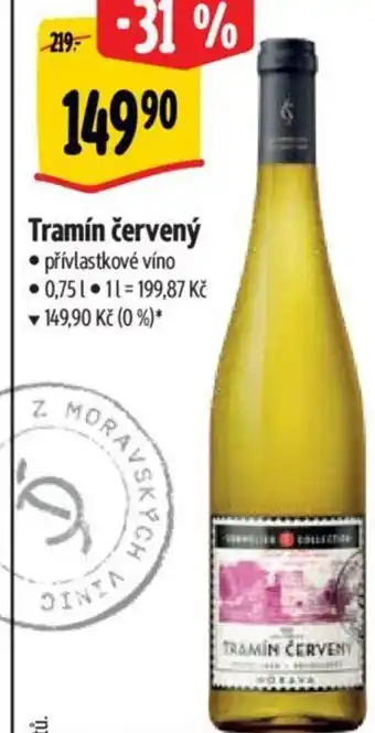 Albert Tramín červený nabídka