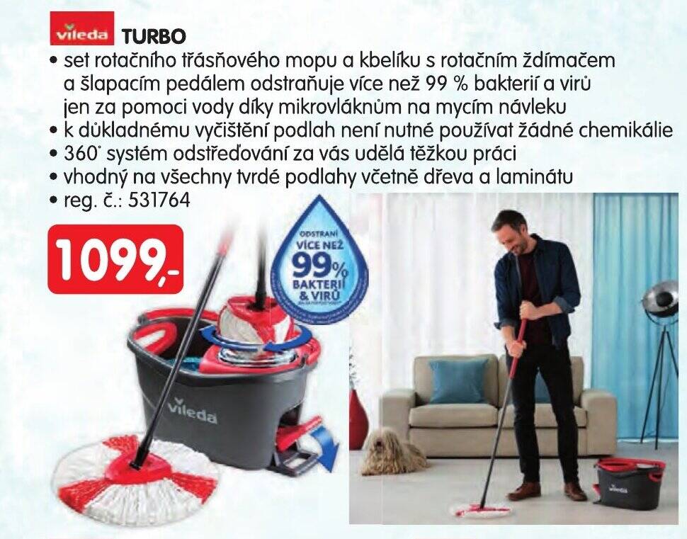 Mega Vileda TURBO nabídka