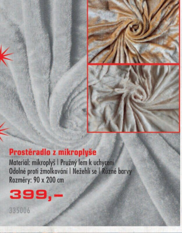 Uni Hobby Prostěradlo z mikroplyše nabídka
