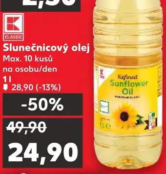 Kaufland Slunečnicový olej nabídka