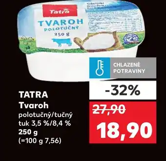 Kaufland TATRA Tvaroh nabídka