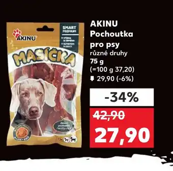 Kaufland AKINU Pochoutka pro psy nabídka