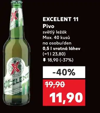 Kaufland EXCELENT 11 Pivo nabídka