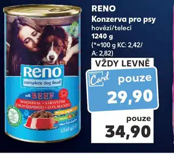 Kaufland RENO Konzerva pro psy nabídka