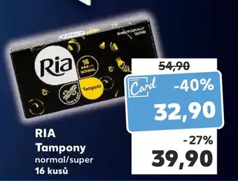 Kaufland RIA Tampony normal/super nabídka