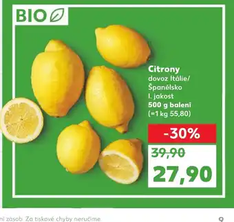 Kaufland Citrony nabídka
