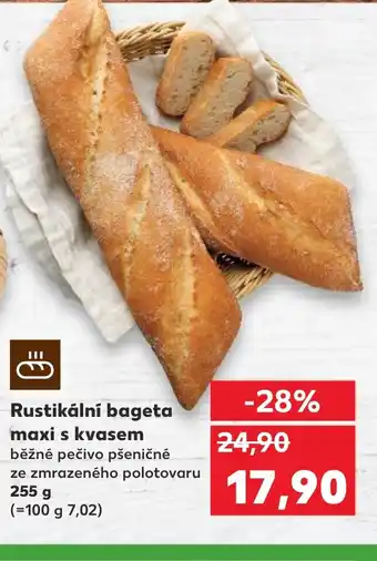 Kaufland Rustikální bageta maxi s kvasem nabídka